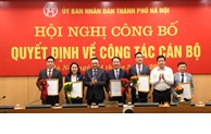 Hà Nội trao các quyết định bổ nhiệm 3 giám đốc sở
